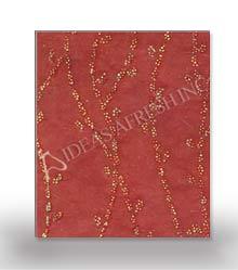 Red Color Bead Work Paper